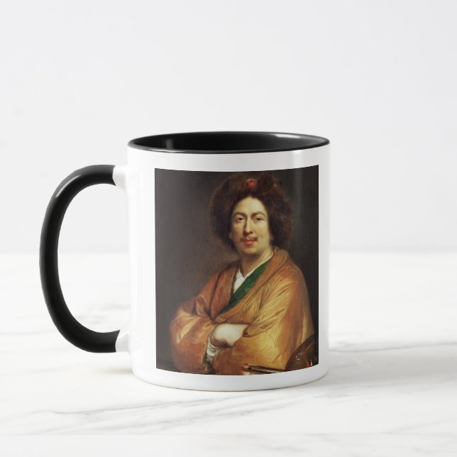 Caneca Retrato de auto (óleo em canvas) 4 (Esquerda)