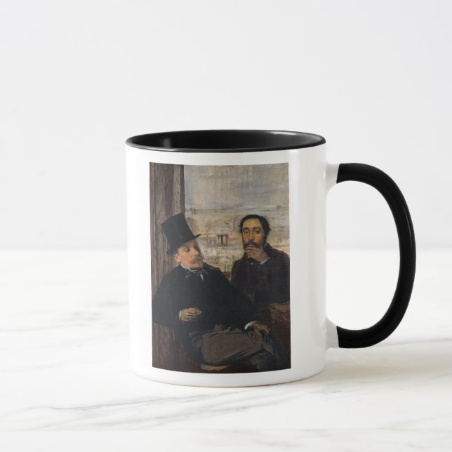 Caneca Retrato de auto w de Edgar Degas | Evariste de (Direita)
