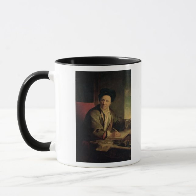 Caneca Retrato de Bernard le Bovier de Fontenelle (Esquerda)