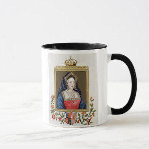 Caneca Retrato de Catarina de Aragão (1485-1536) øs Qu