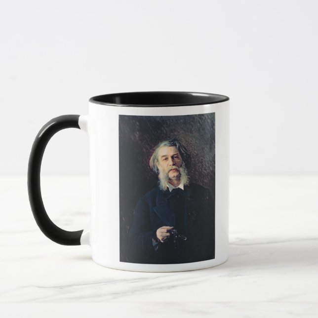 Caneca Retrato de Dmitri Vasilievich Grigorovich (Esquerda)