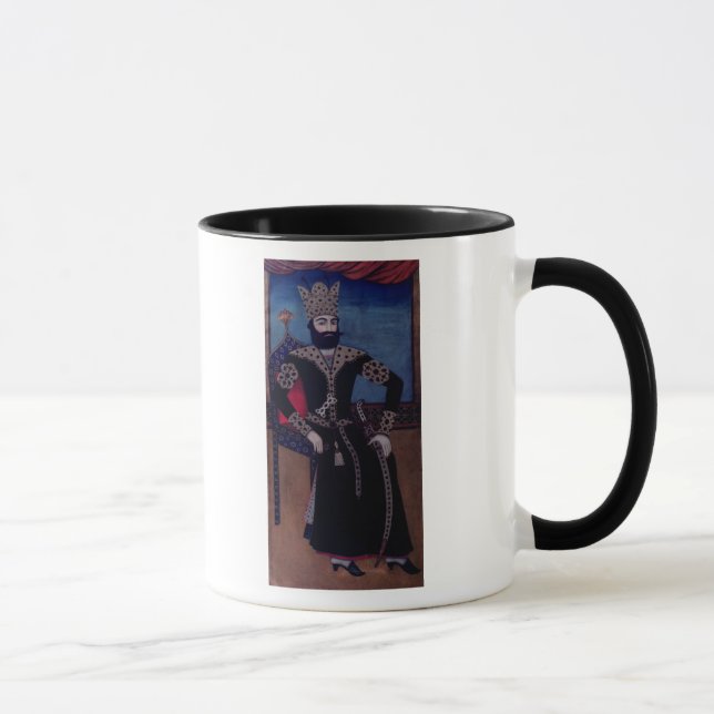 Caneca Retrato de Fath-Ali, Shah de Irã, (Direita)