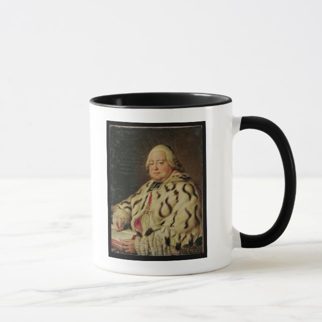 Caneca Retrato de Francois-Camilo de Lorena c.1769 (Direita)