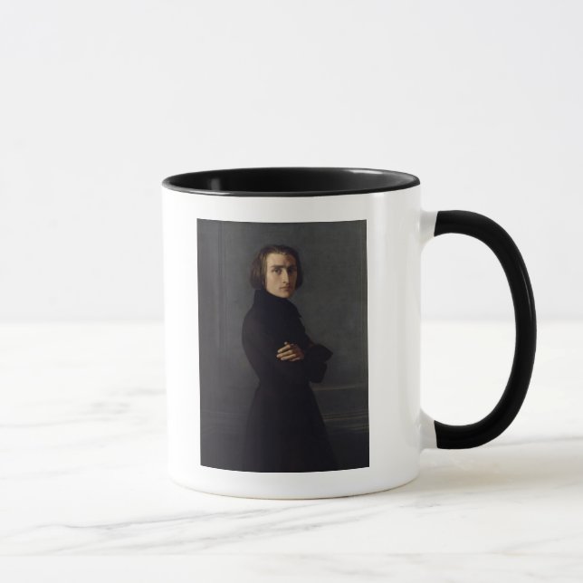 Caneca Retrato de Franz Liszt 1839 (Direita)