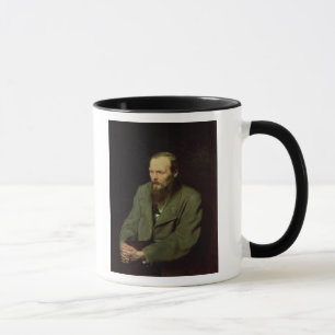 Caneca Retrato de Fyodor Dostoyevsky 1872