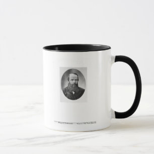 Caneca Retrato de Fyodor Mikhailovich Dostoyevsky