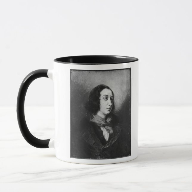 Caneca Retrato de George Sand, 1838 (Esquerda)