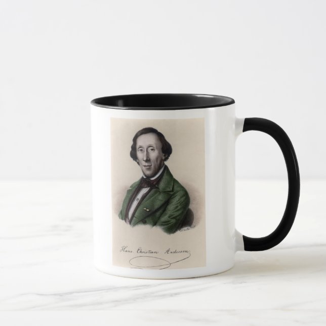 Caneca Retrato de Hans Christian Andersen (Direita)