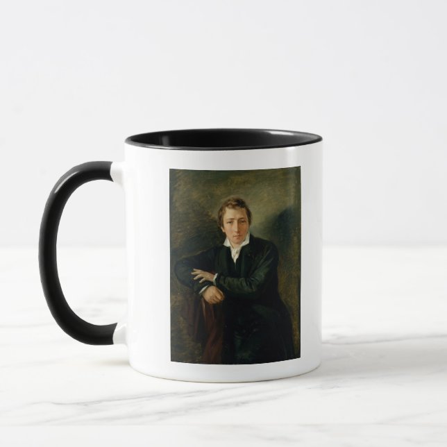 Caneca Retrato de Heinrich Heine 1831 (Esquerda)