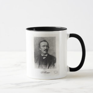 Caneca Retrato de Heinrich Schliemann