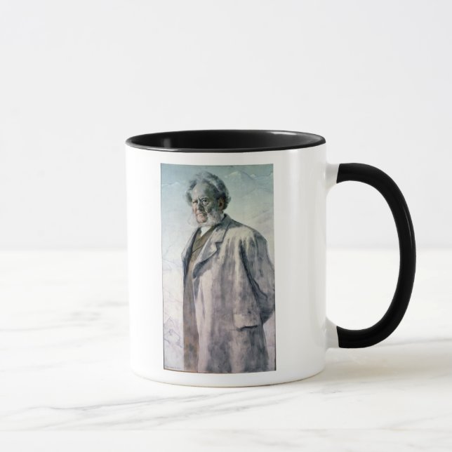 Caneca Retrato de Henrik Ibsen, 1895 (Direita)