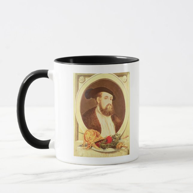 Caneca Retrato de Hernan Cortes (Esquerda)