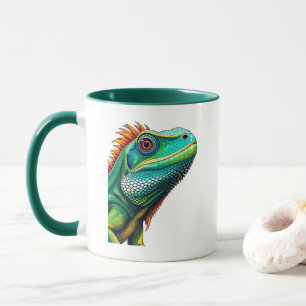 Caneca Retrato de Iguana