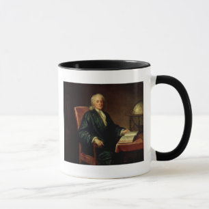 Caneca Retrato de Isaac Newton, c.1726
