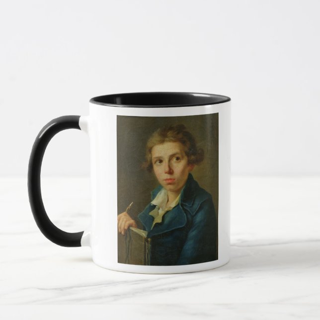 Caneca Retrato de Jacques-Louis David como uma juventude (Esquerda)