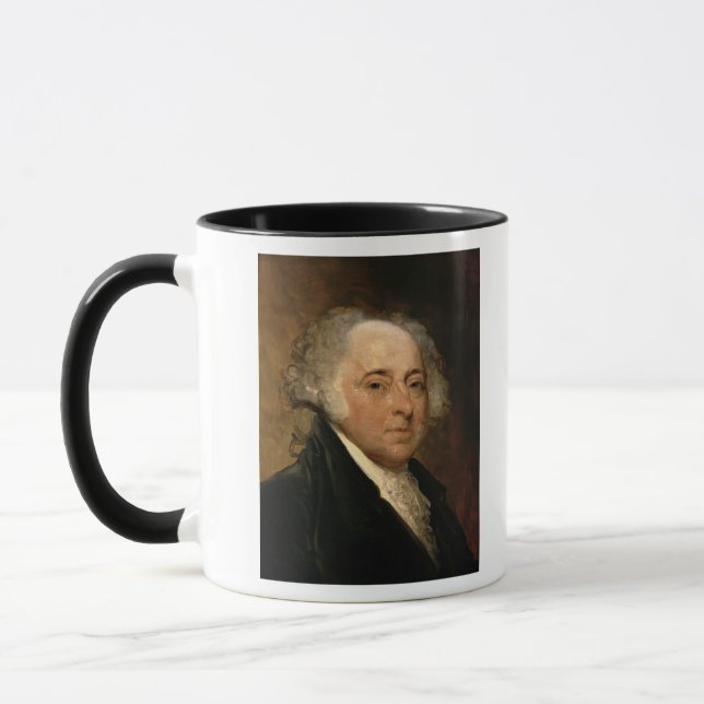 Caneca Retrato de John Adams (Esquerda)
