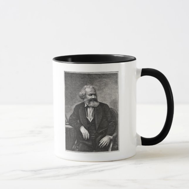 Caneca Retrato de Karl Marx 1857 (Direita)