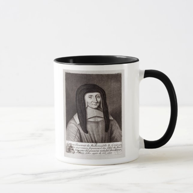 Caneca Retrato de Louise de Marillac (Direita)