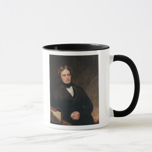 Caneca Retrato de Michael Faraday 1841-42 (Direita)