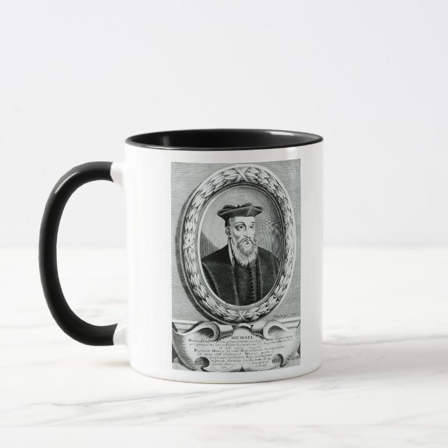 Caneca Retrato de Michel de Nostredame (Esquerda)