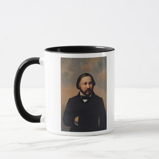 Caneca Retrato de Mikhail Ivanovich Glinka, 1850s (Esquerda)