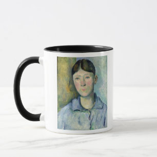 Caneca Retrato de Paul Cezanne   da senhora Cezanne,