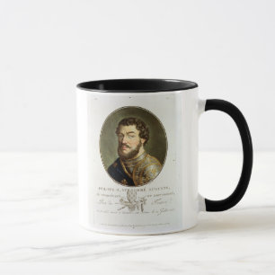 Caneca Retrato de Philip II, chamado Augustus, rei do