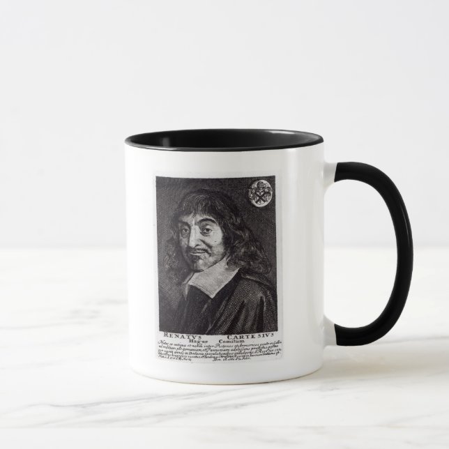Caneca Retrato de Rene Descartes (Direita)