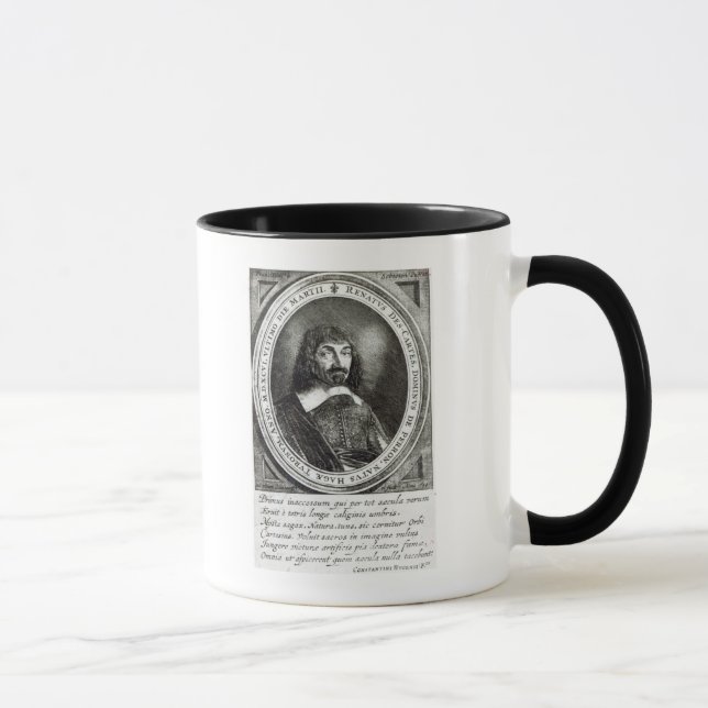 Caneca Retrato de Rene Descartes, 1644 (Direita)