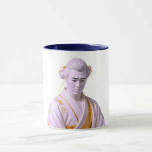 Caneca Retrato de Samurai Japonês