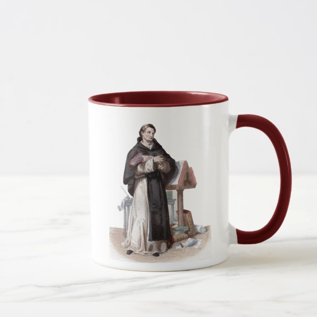 Caneca Retrato de St Bernard de Clairvaux (Direita)