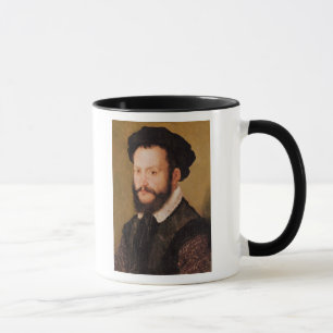 Caneca Retrato de um homem com cabelo de Brown, c.1560