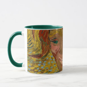 Caneca Retrato de um Jovem com Cornflower, Van Gogh