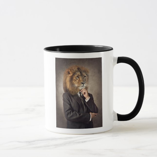 Caneca Retrato de um leão (Direita)