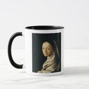 Caneca Retrato de uma jovem mulher, c.1663-65