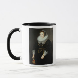 Caneca Retrato de uma menina, envelhecido 18