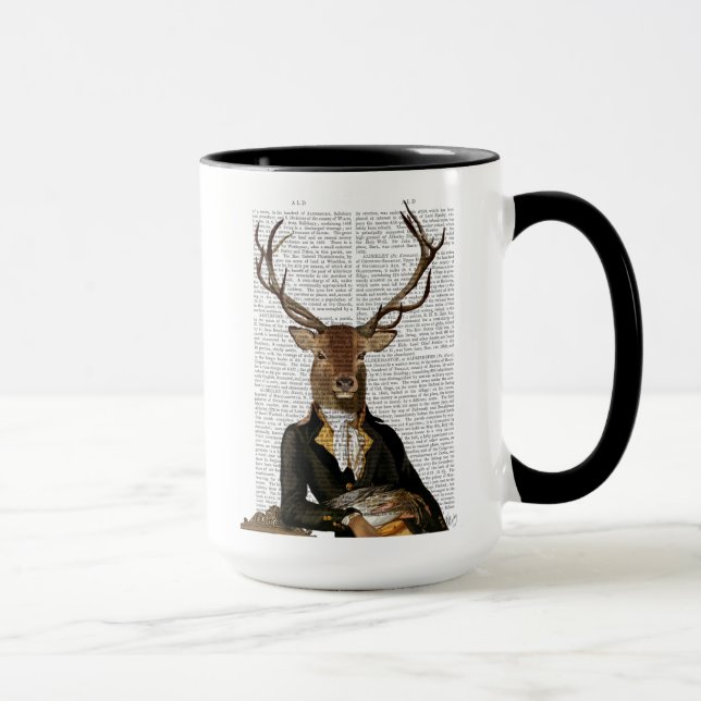 Caneca Retrato de veado (Direita)