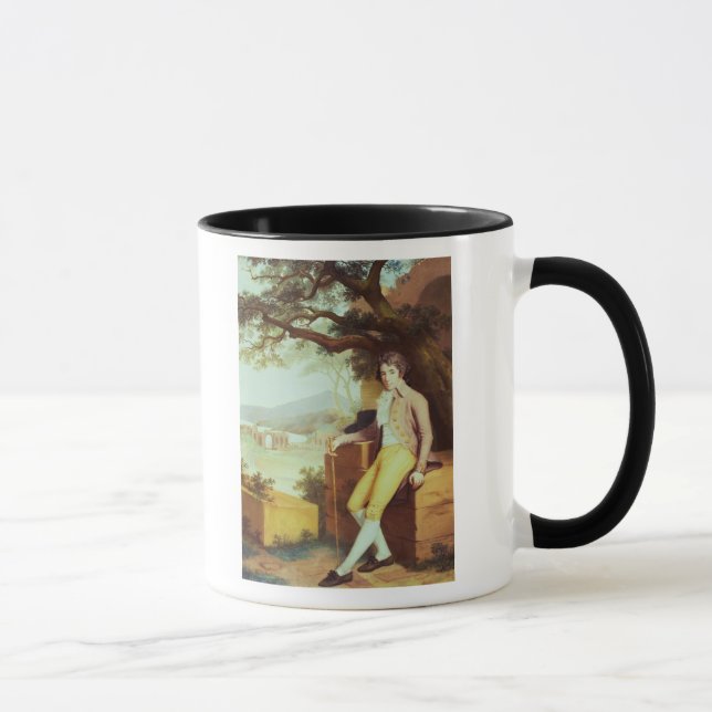 Caneca Retrato do coronel David La Touche de Marcey (Direita)