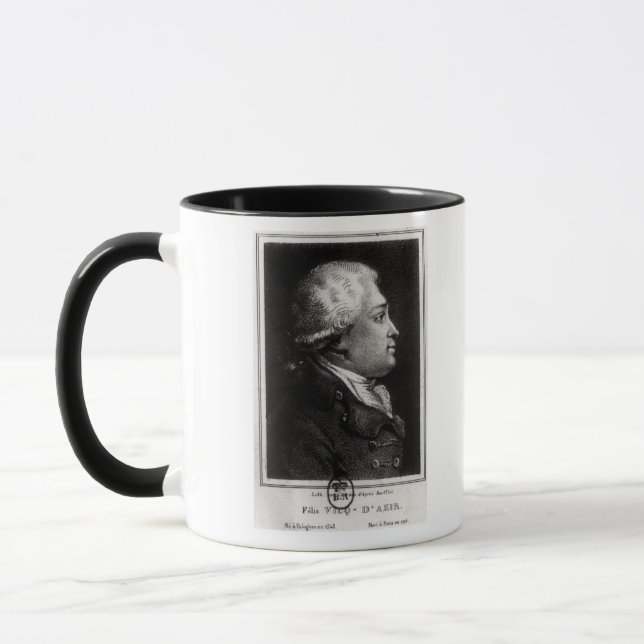 Caneca Retrato do d'Azyr de Felix Vicq (Esquerda)