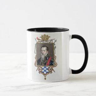 Caneca Retrato do duque de Ferdinand Alvarez de Toledo do