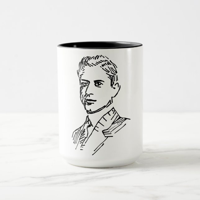 Caneca Retrato do Grande Mestre Jose Raul Capablanca (Centro)