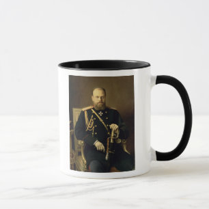Caneca Retrato do imperador Alexander III 1886