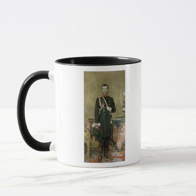 Caneca Retrato do imperador Nicholas II 1895 (Esquerda)