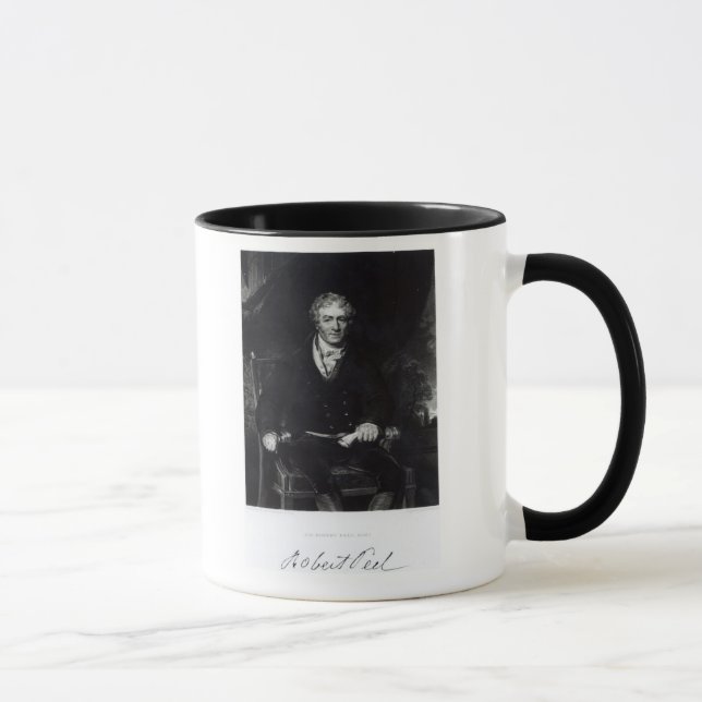 Caneca Retrato do senhor Robert Peel (Direita)