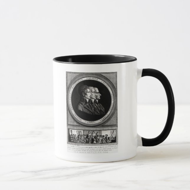 Caneca Retrato dos três cônsules da república (Direita)