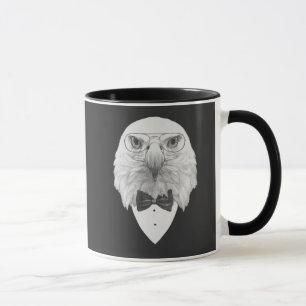 Caneca Retrato elegante de Eagle