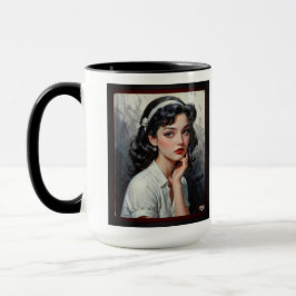 Caneca Retrato inspirado na Retroria de Jovem Pensada