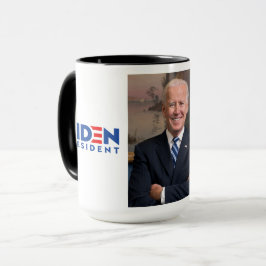 Caneca Retrato Oficial Joe Biden, Presidente Biden, ZSSG