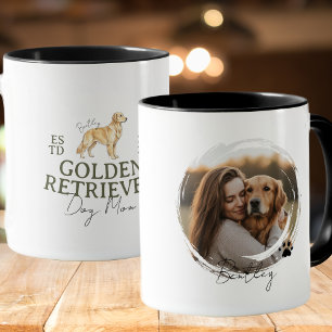 Caneca Retrato personalizado Cachorro Mãe Ouro Retriever