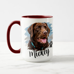 Caneca Retrato Personalizado de Cachorro